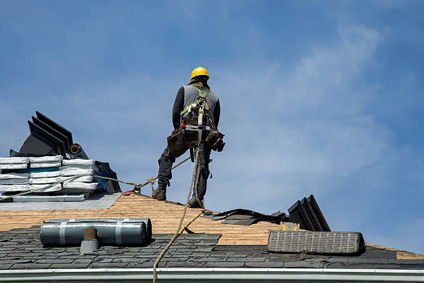 Professional Roofing technician working in Quinton, VA